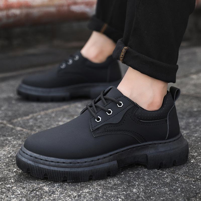 2024 New Men's Business British Style Leather Shoes Youth Comfortable Workwear Shoes Hot Selling Fashion Versatile Casual Shoes