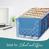 Alphabetical File Organizer, File Cabinet Dividers Letter Size, 25 Heavyweight Manila Guides A-Z Dividers with Tabs, 1/5 Cut Tab Positions Filing