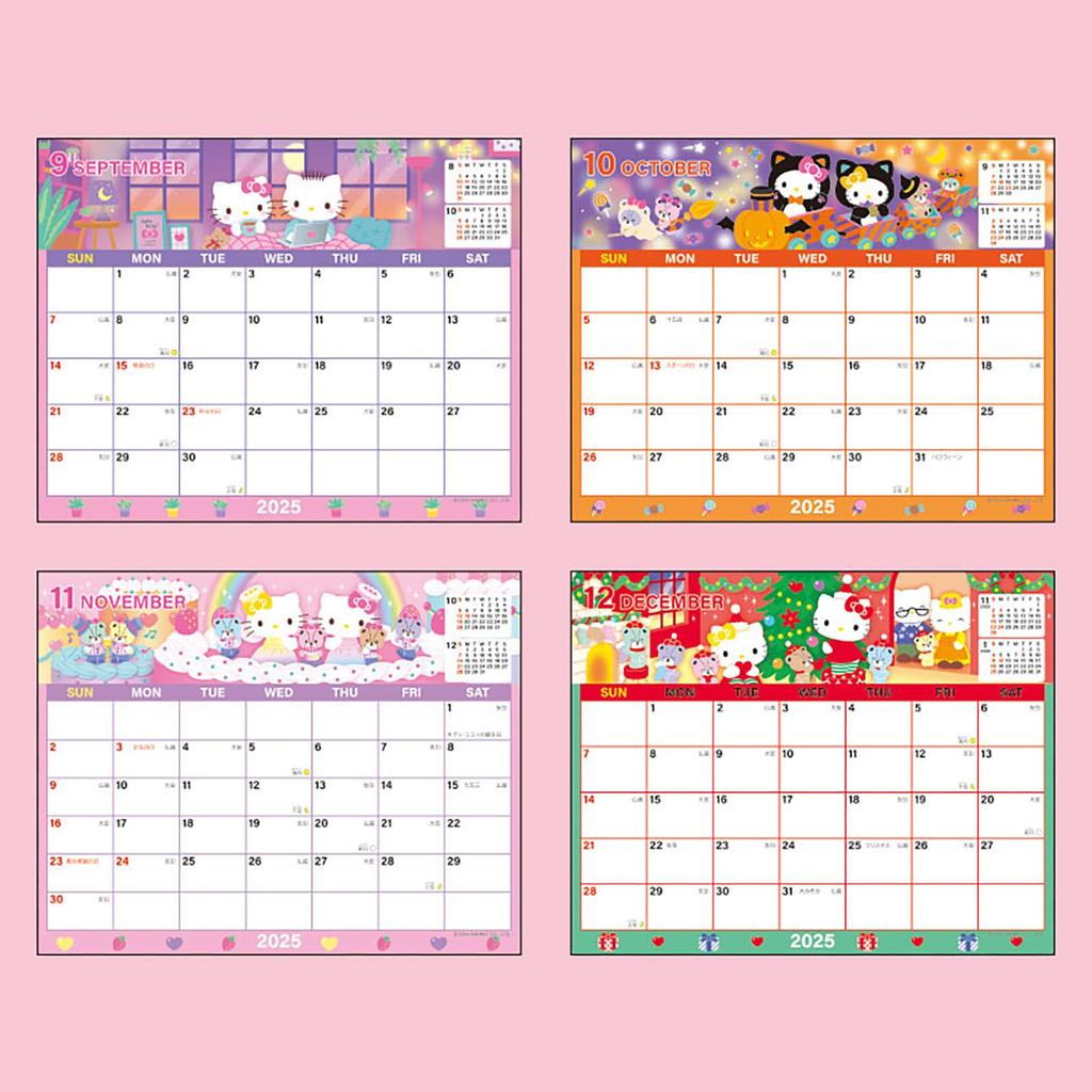 Календарь Sanrio Sheet 2025 Hello Kitty настольный 451461