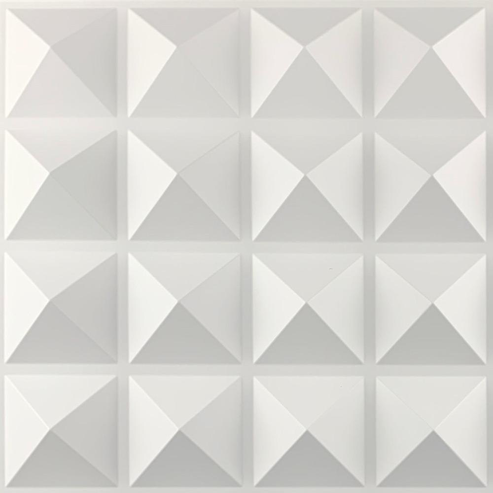 Белая 3D стеновая панель Пенокирпич Фоновые обои Потолок ванной комнаты