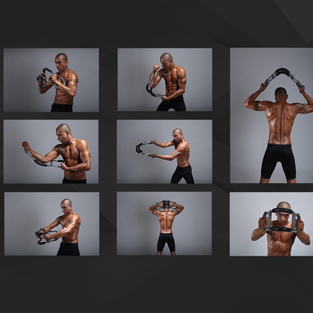 Arm Trainer Adjustable Resistance Twister Arm Exerciser Chest Exerciser for Men Chest Expander Chest Workout Equipment