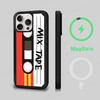 Vintage Cassette Tape Phone Case Magnetic Case For IPhone 16 14 13 12 11 15 Pro Max Plus For Magsafe Wireless Charge Cover