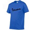 Shirt 2017 Men Funny Vespa Tshirt 100 Cotton Summer Short Sleeve Round
