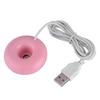 Портативный мини-увлажнитель в форме пончика с USB-распылителем для домашнего офиса автомобиля, белый