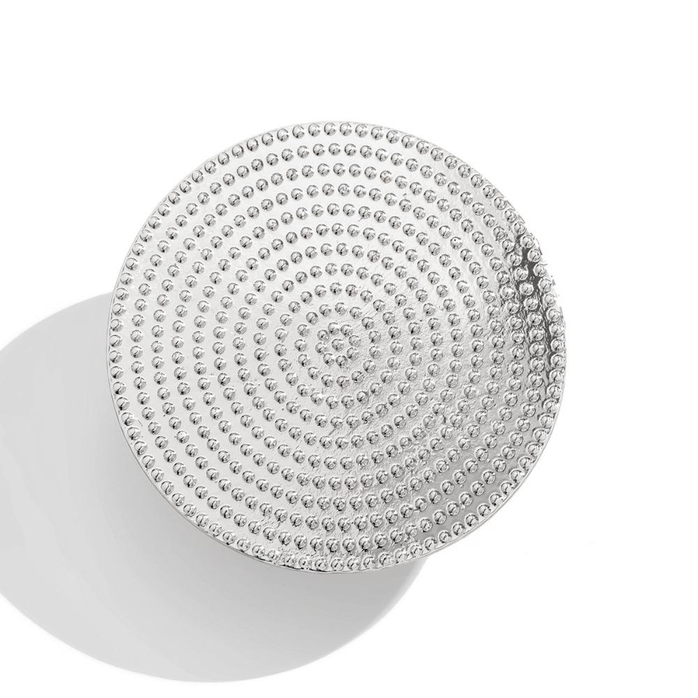 Простота ожерелье с металлической нитью Темпераментное ожерелье Новый большой круглый кулон в маске с воротником