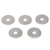 Набор из 500 плоских шайб 4x15x0,5 мм из нержавеющей стали, высокопрочные плоские шайбы для винтов M3, болтов