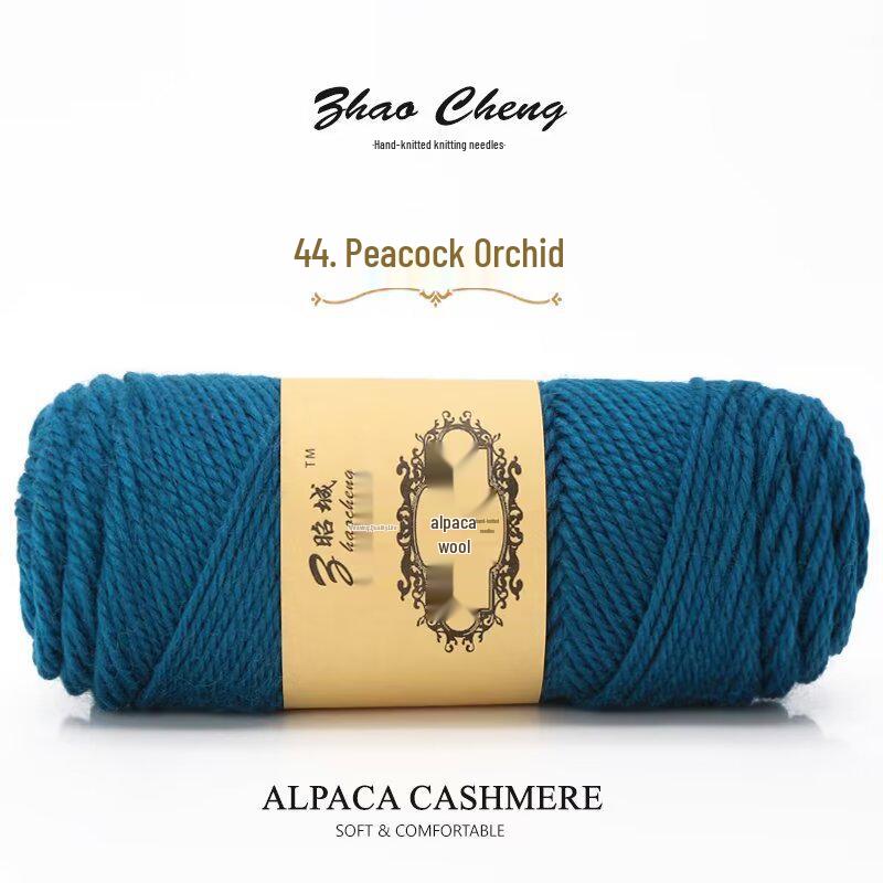 Шарф-подушка из альпаки ручной вязки – Средней толщины, Мягкий, Сделай сам, Крючком