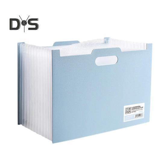 Папка-аккордеон, вертикальный органайзер для файлов, 13 карманов, папка с цветными этикетками для домашнего офиса, школы