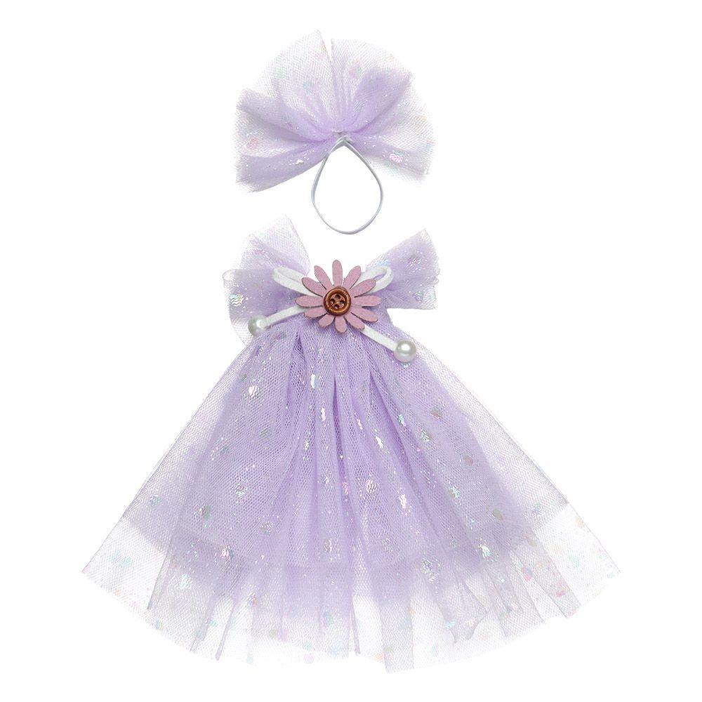16CM Doll Clothes Suit Lace Princess Dress Headwear Cute Hoodies Skirt Overall Vest Hat OB11 Clothes Outfit 1/8BJD Accessories