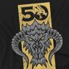 Dungeons & Dragons Mens Stacked Logo 50th T-Shirt