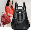 Контрастные цветные рюкзаки для женщин, большая вместимость, школьные сумки для подростков, водонепроницаемый ПУ кожаный дорожный рюкзак для девочек, рюкзак