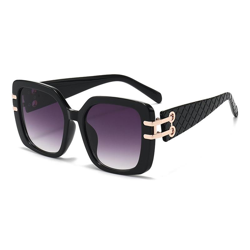 New European and American square large-frame sunglasses women's high-end fashion Sunglasses street shooting tide