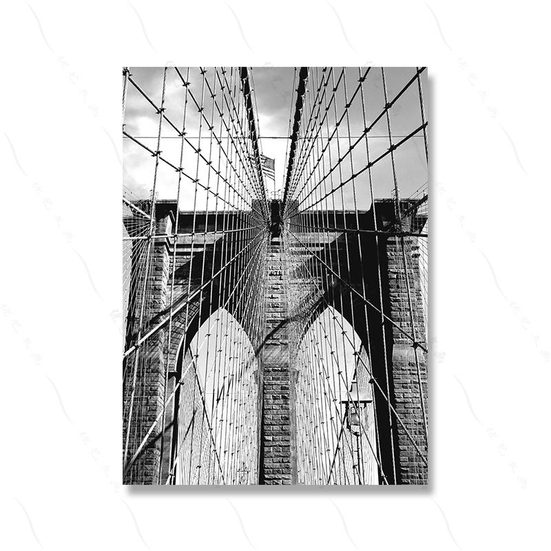 Винтажная Эйфелева башня, холст, картина, домашний декор, скандинавский черный и белый, модное искусство, европейская уличная сцена, ретро принт постеров