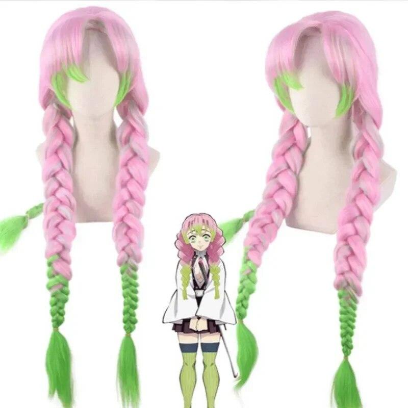 Demon Slayer Косплей Аниме Kanroji Mitsuri Купальник Kochou Shinobu Кардиган Купальник Комплект Лето Бикини Пляжный Косплей Костюм Новый