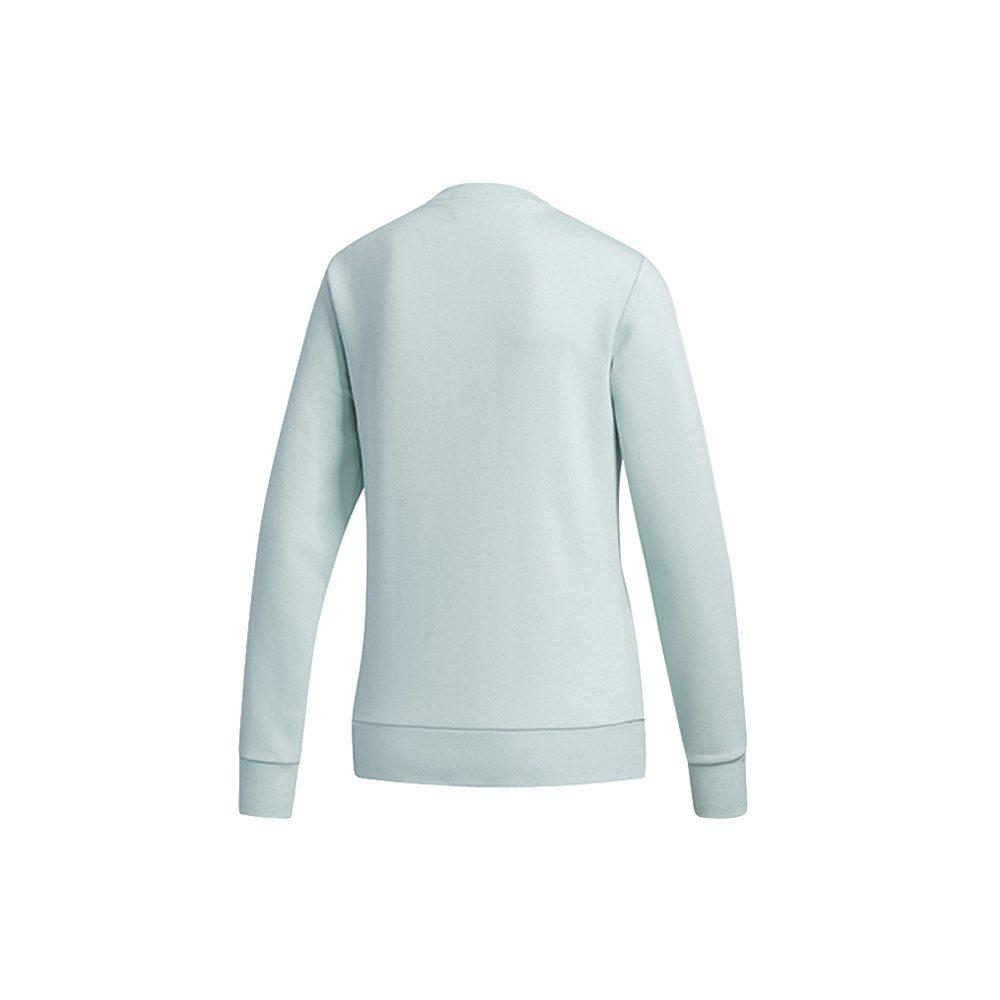 Adidas Essential Sweatshirts Women's Light Green Crew Neck Moderate Regular FL9205