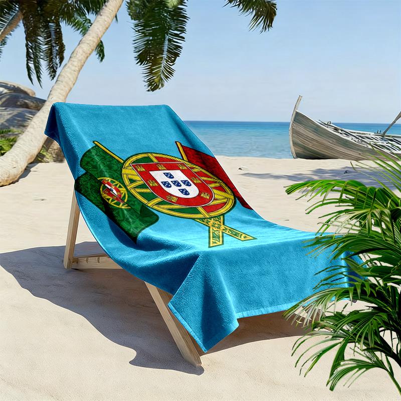 Portuguese Football Heritage beach towel Outdoor camping beach quick-drying swim towel swim seaside Travel and vacation towels Fashion
