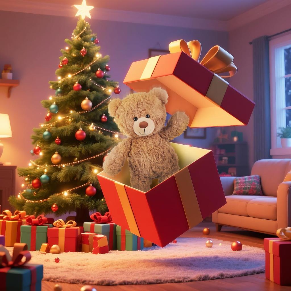 Apricot Lamb Brown Flower Bear Plush Toy, Soft and Cute, Fluffy Brown Flower Bear, 20cm, Suitable for Boys and Girls