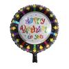 50pcs 18inch Round Foil Balloon Happy Birthday Inflatable Foil Helium Balloons Birthday Party Decoration Kids Toys Air Globos