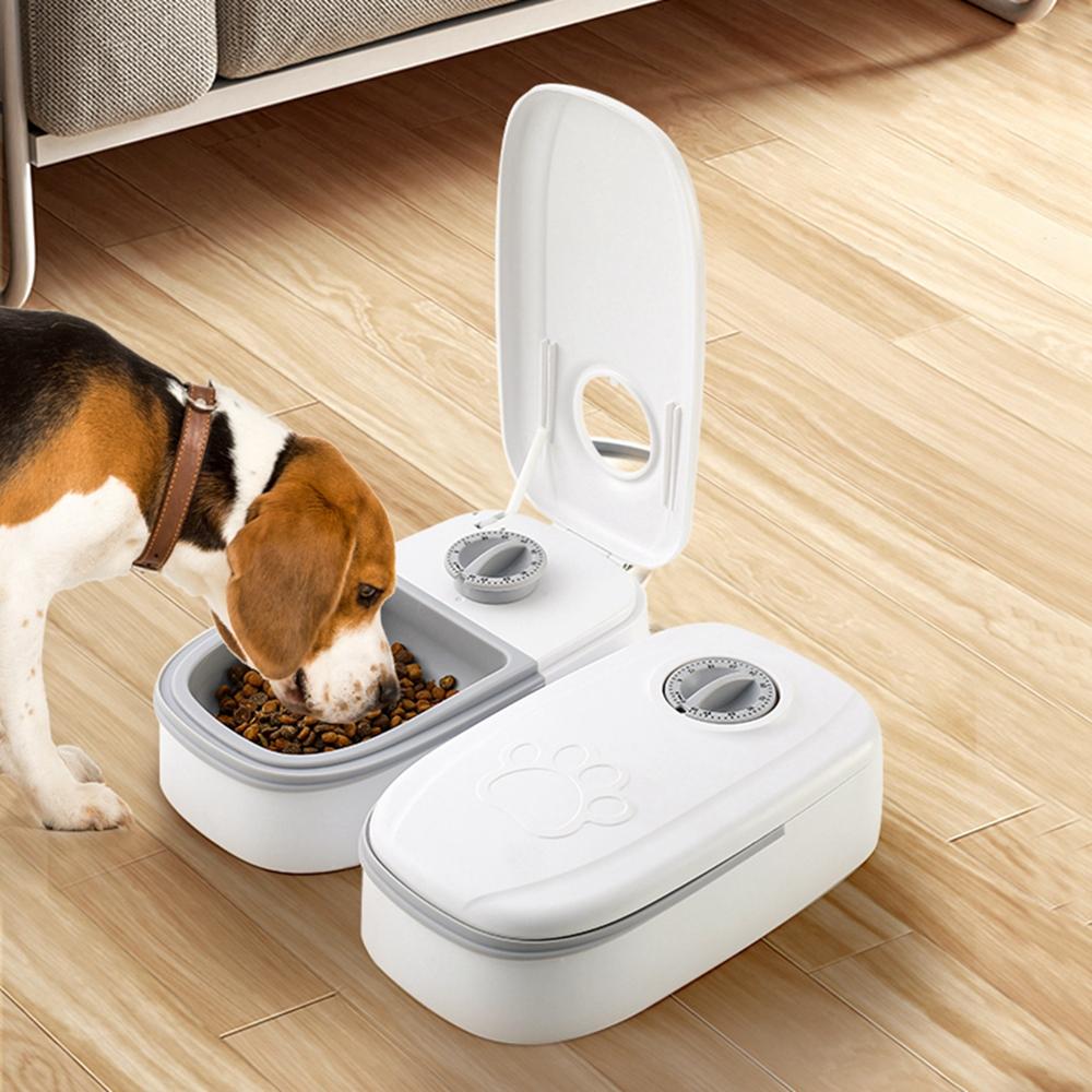 Automatic Pet Feeder Smart Cat Food Dispenser For Wet and Dry Food Dispenser Timer Bowl Auto Feeder For Cat 2 Meals