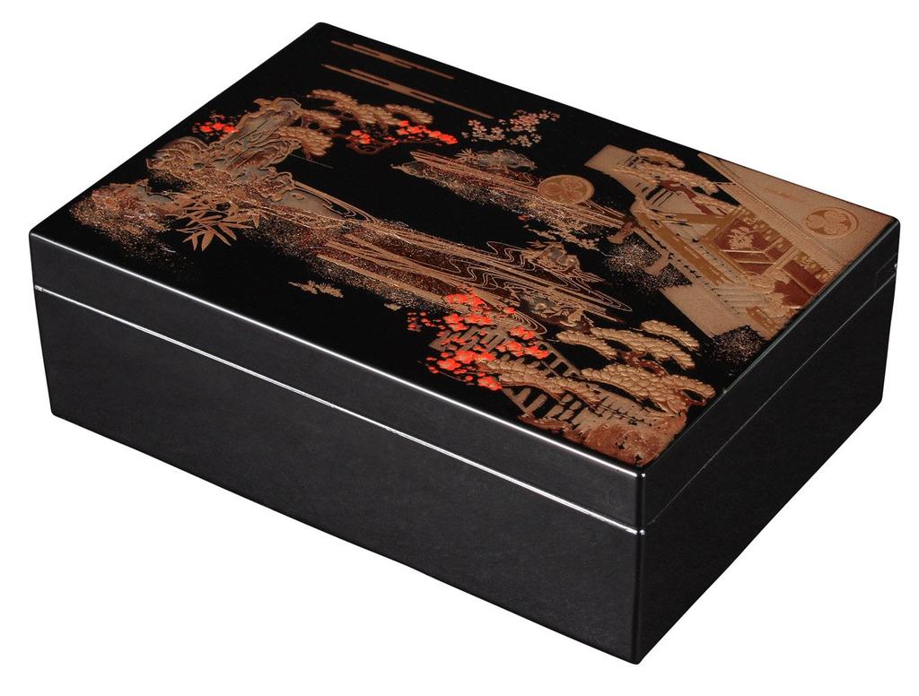 Maeju lacquerware Шкатулка с аксессуарами Хацунэ (В) 5В-333