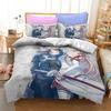 Sword Art Online Cartoon Duvet Cover Set HD Comforter Cover for Kids Bedding Sets Bedclothes Bedroom Decor