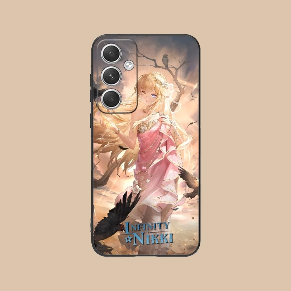 Чехол для смартфона Infinity Nikki для Samsung Galaxy S24 S23 S22 S21 S20 S10 S9 Plus FE Ultra Lite Черный