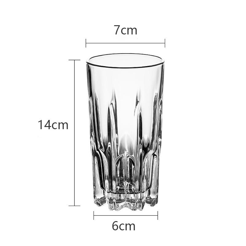 285 мл/340 мл ретро стакан для виски прозрачный стеклянный стакан со льдом кружки для кофе латте вечеринка бар европейский стиль бренди иностранные винные кружки
