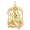 1/12 Metal Dollhouse Birdcage Dollhouse Miniature Bird Cage for 1/12 1/6 Dollhouse Decoration