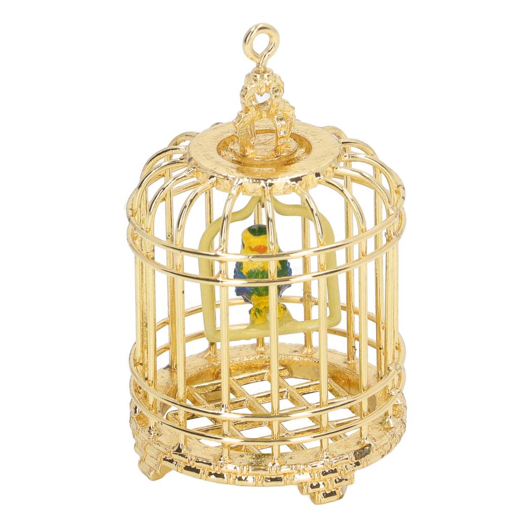 1/12 Metal Dollhouse Birdcage Dollhouse Miniature Bird Cage for 1/12 1/6 Dollhouse Decoration