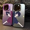 Обои пара парень и девушка Чехол для телефона Для iPhone 17,16,15,14,13,12,11,Pro Max,Plus Конфетный Серебристый Чехол