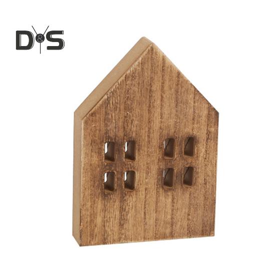 Хорошая текстура деревянного украшения Экологичный необычный небольшой дом Деревянное ремесло