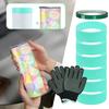 Tumbler Silicone Bands For Sublimation 6 Pieces Reducing Ghosting Wrap Heat Resistant Wrap Ring For Art Water Bottle Travel Mug