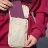 Защитная от RFID дорожная сумка-кошелек на шею Водонепроницаемый Держатель для паспорта Семьи Органайзер Множество карманов Чехол для паспорта Документов Кредитных карт