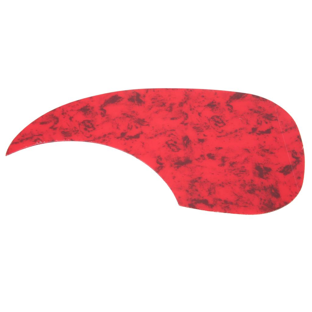2Pcs Acoustic Guitar Pickguard Folk AntiScratch Guard Plate Replacement for 3841in Celluloid(Red Tortoise Color Water
