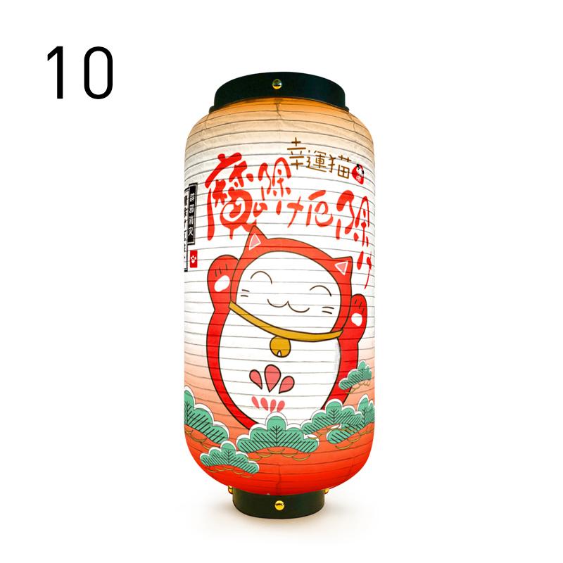 Японские фонарики Lucky Cat, водонепроницаемые, подвесные, для улицы, для бистро, суши, ресторана, рекламный знак, фонарь для вечеринки, декоративный фонарь