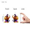 Halloween  Little Witch Festival Pendant Cross Border Acrylic Flat Car Decoration Pendant Home Hanging Accessory