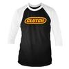 Clutch Unisex Adult Classic Logo Long-Sleeved Baseball T-Shirt
