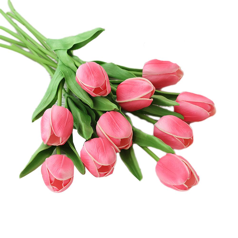 10 шт. цветы тюльпана искусственный комплект искусственных тюльпанов