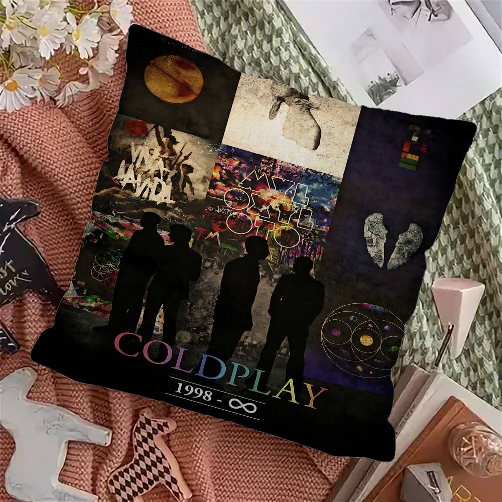 Подушка с изображением Coldplay (Band C) Чехлы для подушек Декор в деревенском стиле Домашние декоративные чехлы для подушек на диван