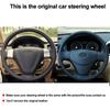 Ручная Шить Автомобильный Руль Обложка Руля Для Kia Rio Rio5 2006 - 2008 2009 Hyundai Accent 2006 2007 2008-2011 Getz 2005-2011