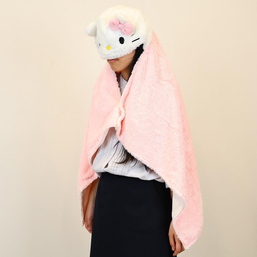 Hooded Blanket Kitty Hood 05 Kitty Blanket H70 X W110cm Including [Marushin] Part Approx. (not Hood)
