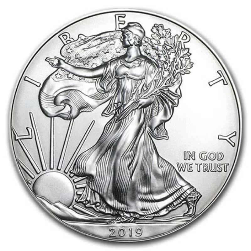 Statue of Liberty commemorative coin, 2011-2024, Eagle Ocean coin, silver plated, commemorative medal