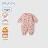 Детский термо-комбинезон для девочек JELLYBABY с принтом клубники, с длинным рукавом