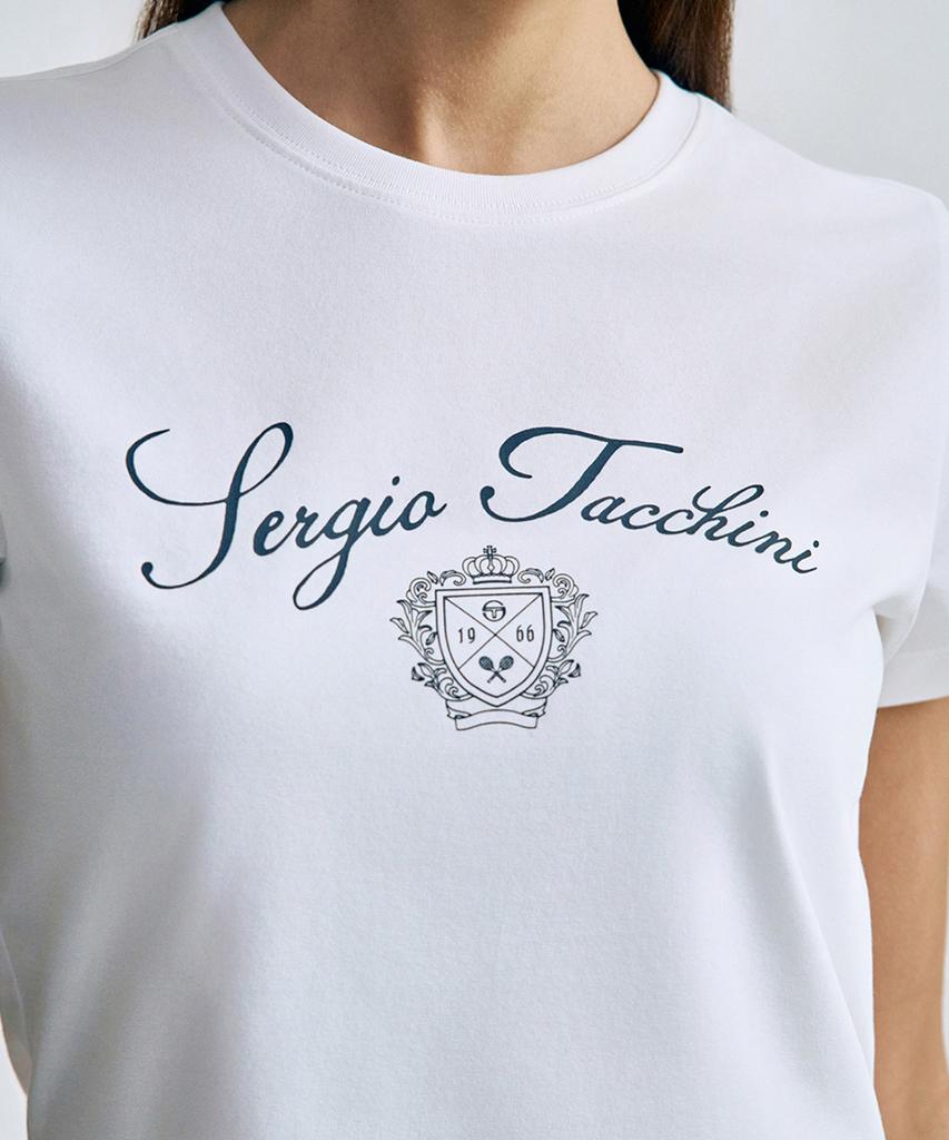SERGIO TACCHINI W Классическая мини-футболка с графическим принтом