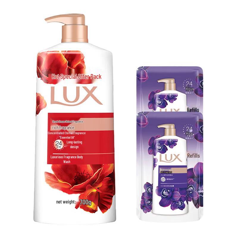 LUX Dreamy Rose Orchid Fragrance Body Wash Set