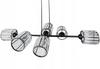 Pendant Lamp Ceiling Chandelier Crystal Black Modern Long Glamor