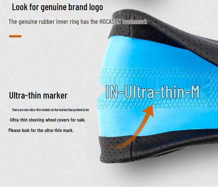 Оплетка на руль из натуральной кожи Mazda: Нескользящий, Влагоотводящий, Ультратонкий, Дышащий, Перфорированный, Универсальный для всех сезонов