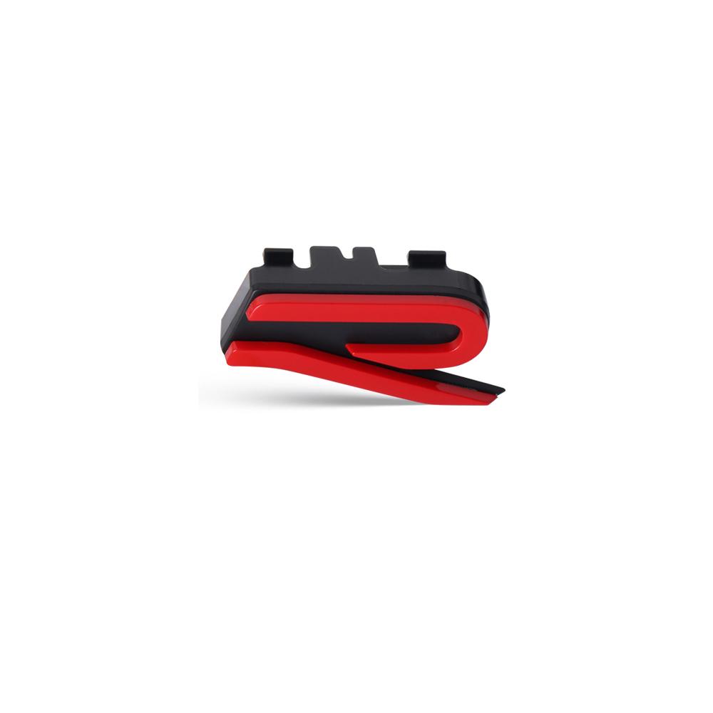 CJOZW1 Car Hood Front Grille Badge VW New R Logo Sticker Accessories For Volkswagen VW R Polo Passat Rline Golf 4 5 6 Tiguan Jetta GTI
