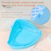 Small Pet Toilet High Fence Detachable Hollow Platform Easy Cleaning Rabbit Litter Pan Animal Potty Trainer Bunnies Corner Toilet Box Ferret Hamster