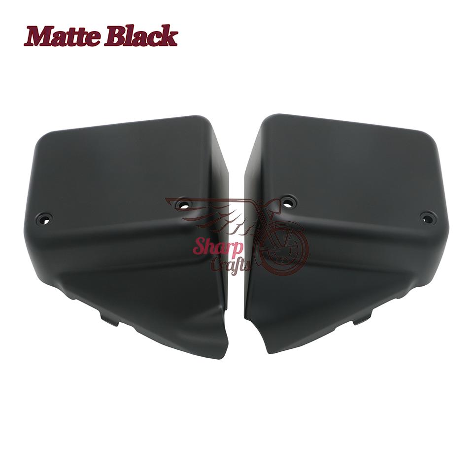Motorcycle ABS Plastic Battery Side Fairing Covers For Honda Shadow Spirit VT750 DC 2000-2009 Black Widow 2000-2007 Panel Frame